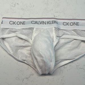 White Mesh Calvin Klein Briefs